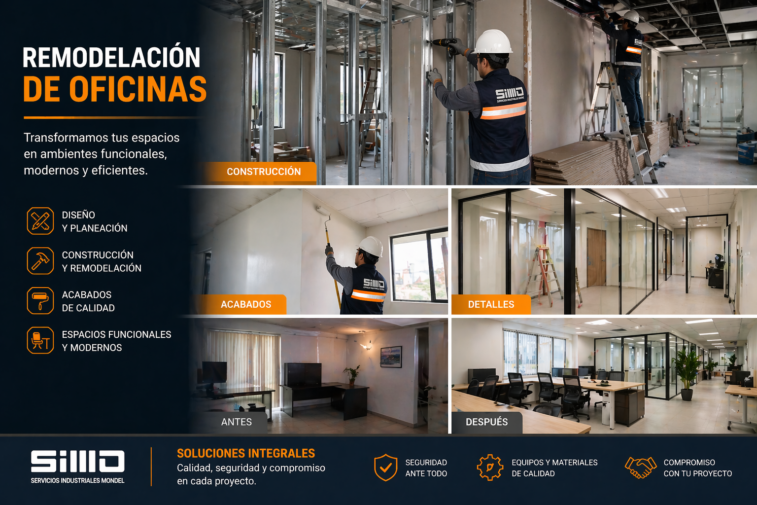 Planeación remodelación de oficinas